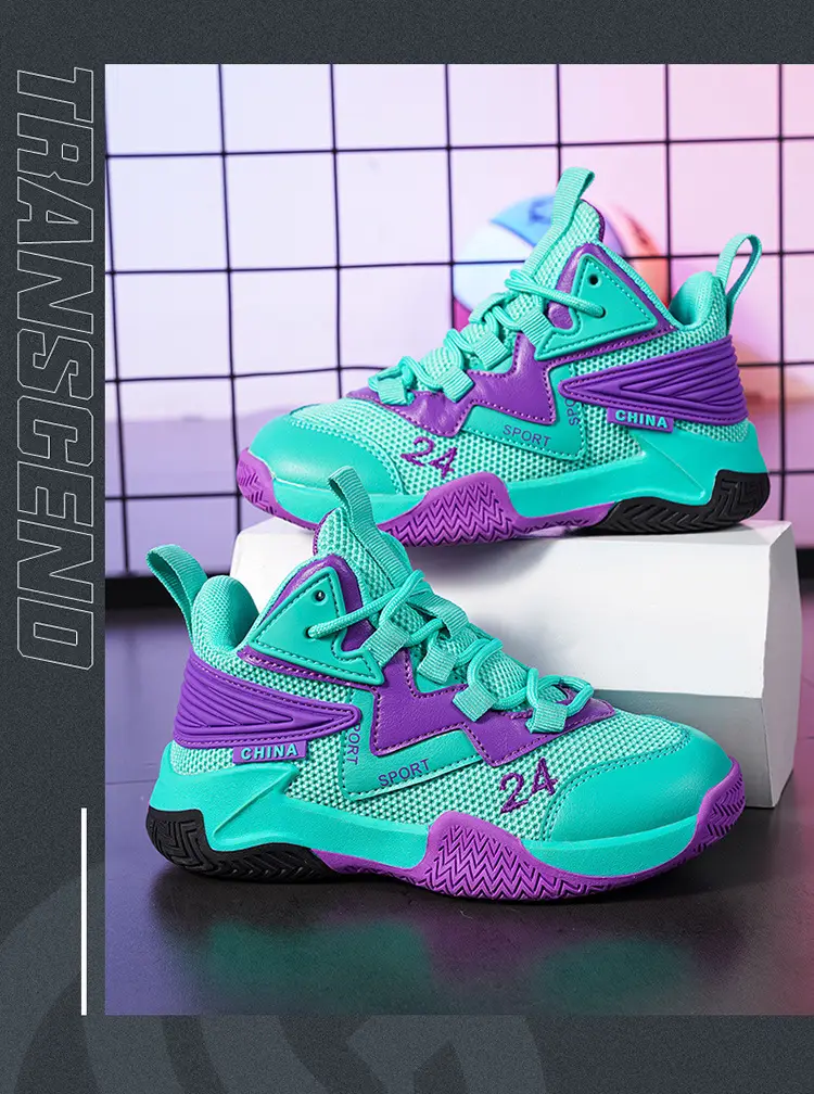 Basketball uniform for boys, autumn children's breathable non-slip sneakers for training — chobi 15