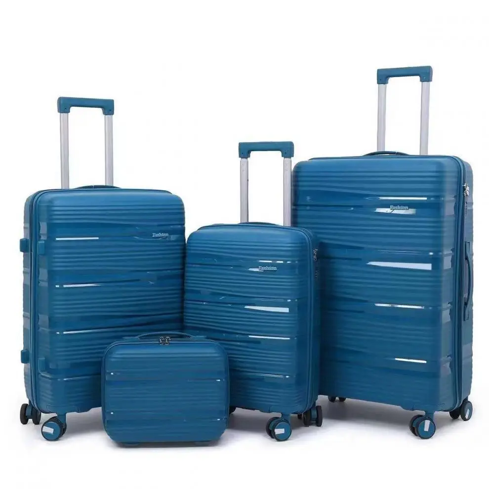 (Cross-border trading), universal ultra light capacious suitcase on wheels with zipper — chobi 14