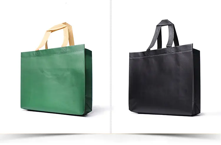 (Wholesale), cloth bag non-woven cloth, handheld folding shopping bag, three dimensional pack — chobi 15