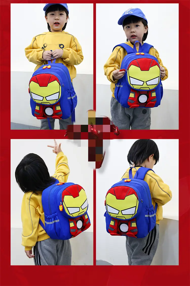 Cartoon school bag for early age, children's backpack for boys, 3-5-6 years — chobi 33