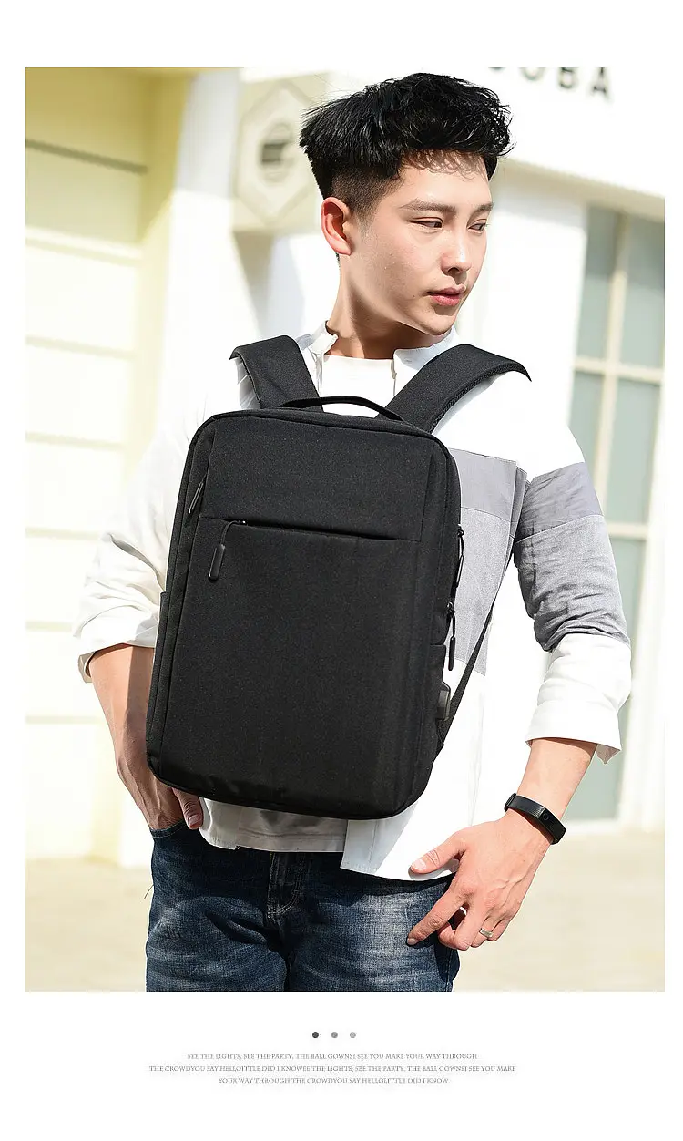 (Cross-border trading), laptop charging, backpack for men and women for leisure, with your logo imprint, business version, Birthday gift, worn on the — chobi 16