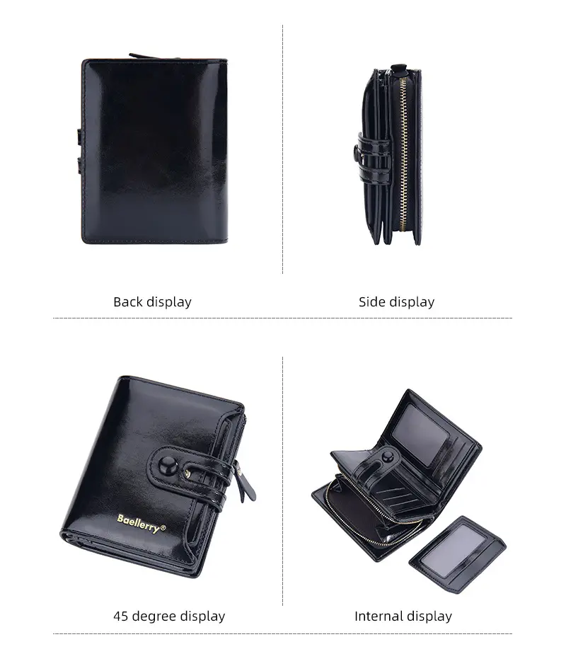 Wallet, shoulder bag, short brand card holder, high-quality style — chobi 22