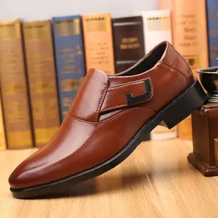 Men's winter classic suit jacket, insulated slip-ons, universal casual wedding shoes, plus size — chobi 6
