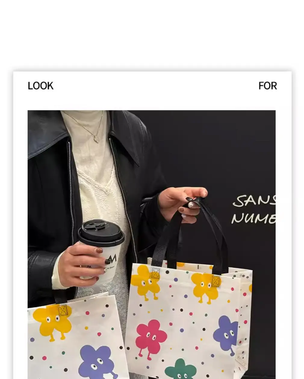 Rainbow cloth bag non-woven cloth, pack, waterproof linen bag, Birthday gift, high-quality style, with your logo imprint — chobi 6