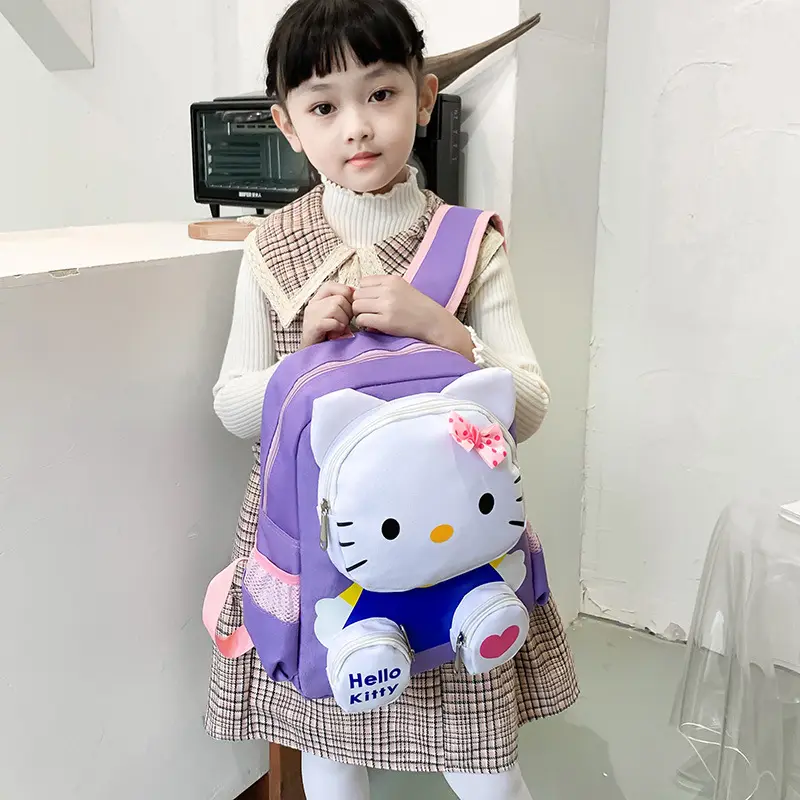 (Wholesale), children's backpack, cartoon school bag girl's for early age for men and women, 3-8 years — chobi 38