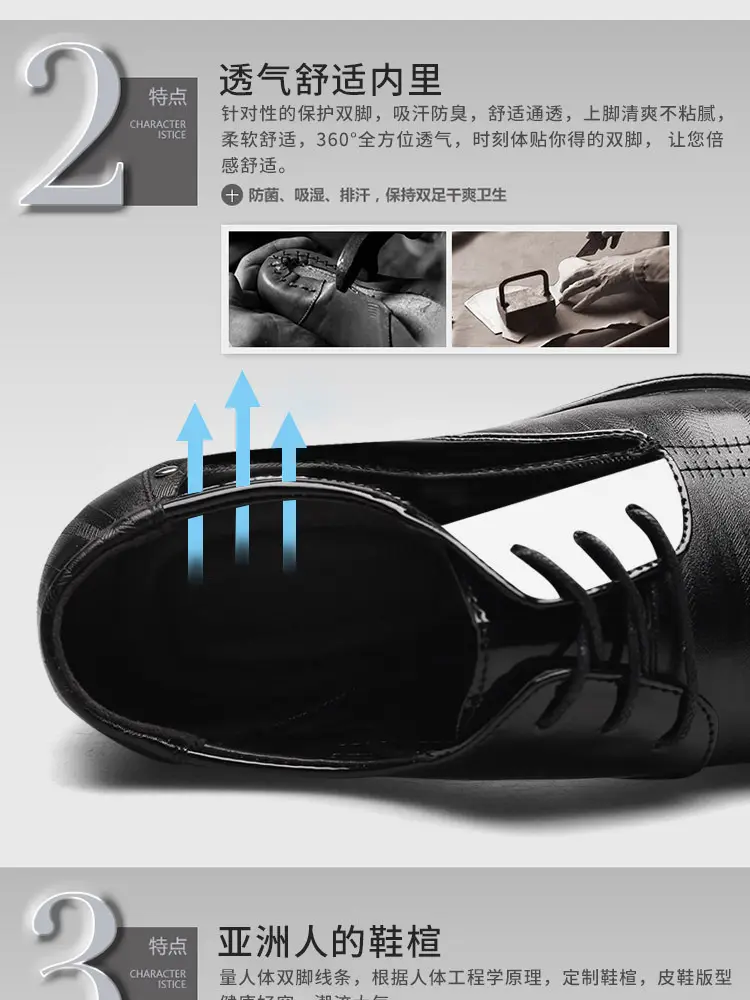 Men's spring classic suit jacket, fashionable wedding shoes, trend of season, plus size, dropshipping available — chobi 15