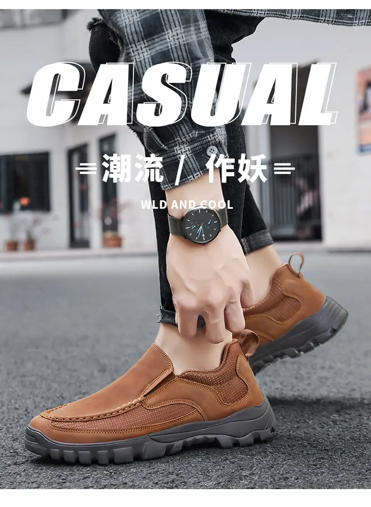 (Cross-border trading), (Wholesale), men's autumn casual lightweight comfortable loafers, trend of season, plus size — chobi 4