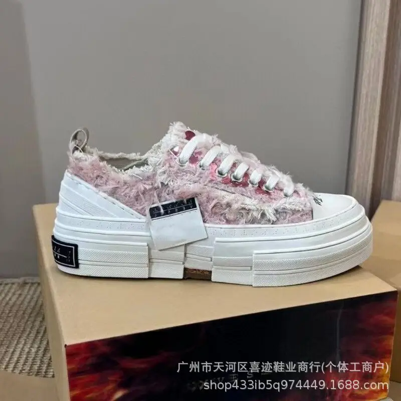 High version of Wu Jianhao's same style beggar's shoes for men and women, breathable casual lazy one-legged Muller half drag for women — chobi 10