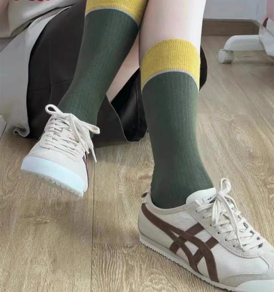 Cross-border Onizuka official website onslaught tiger flagship men's and women's one-step lazy moral training Forrest Gump white shoes — chobi 16