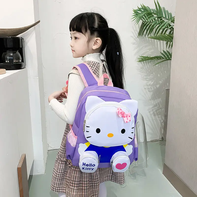 (Wholesale), children's backpack, cartoon school bag girl's for early age for men and women, 3-8 years — chobi 40