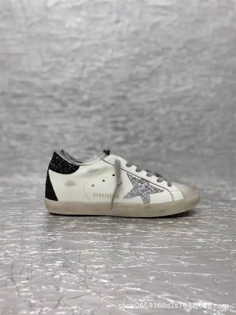 Leather white sneakers with hidden heel for men and women — chobi 8