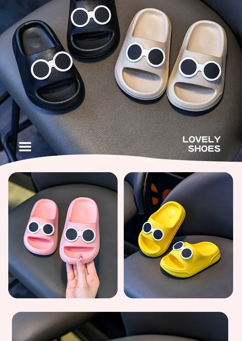 Children's summer fashionable cartoon men's slippers for boys, cute non-slip sandals for bathroom, soft sole — chobi 16