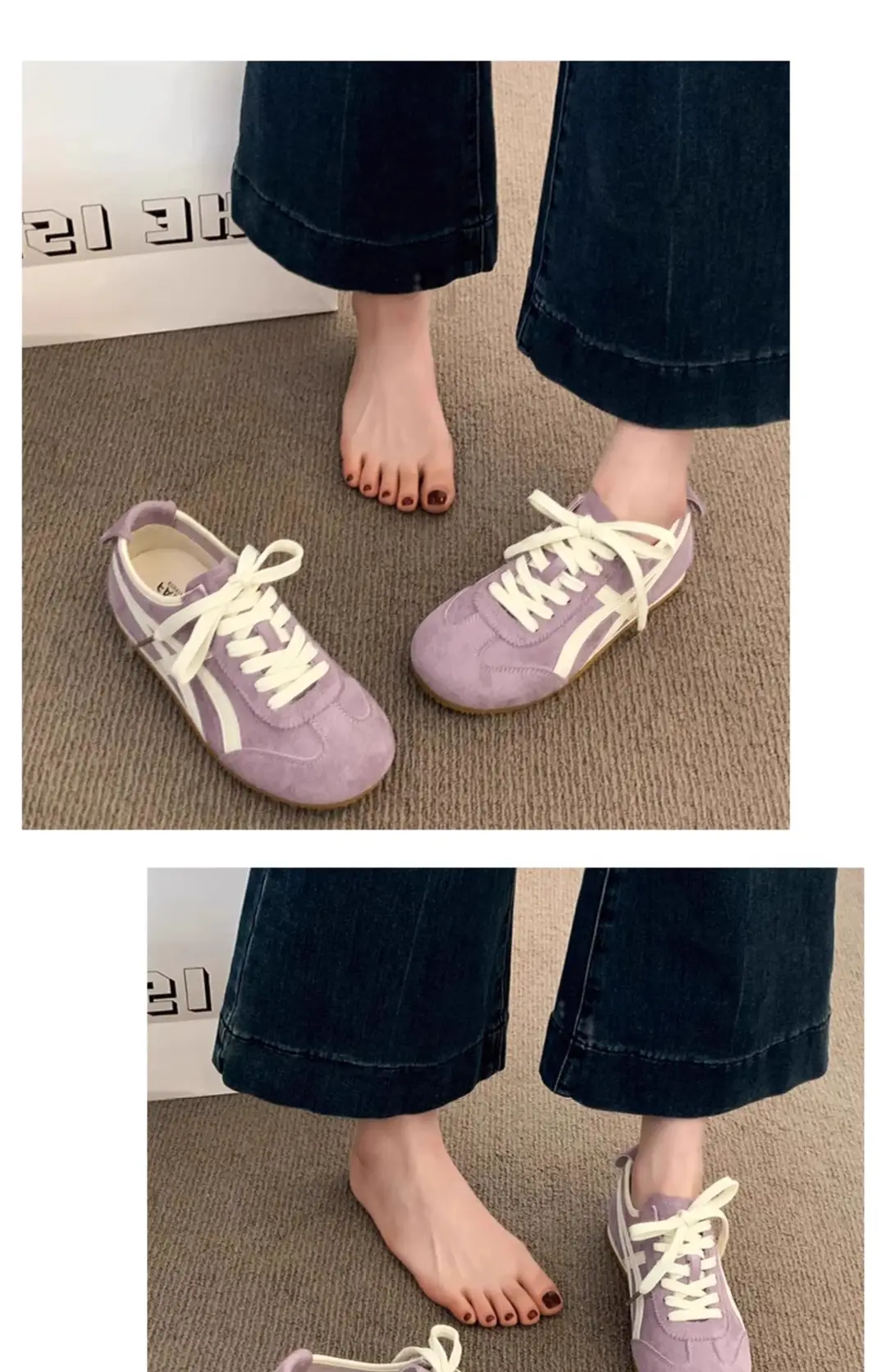 Retro summer GAT shoes, universal sports casual footwear flat for leisure, women's style, Collection Year 2025 — chobi 17