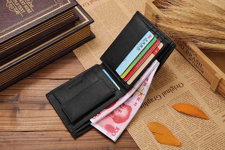 Wallet, coins, genuine leather, factory direct supply — chobi 18