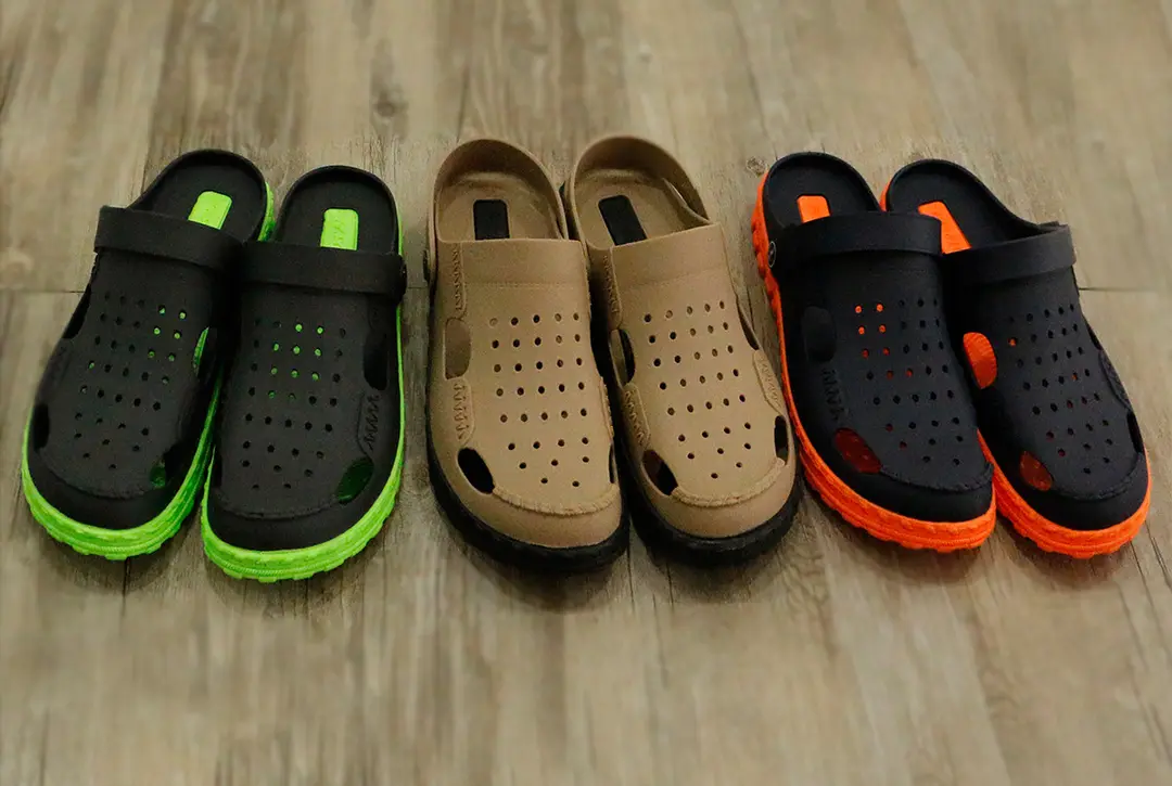 Vietnamese style Wentu slippers WENTU sandals dual-purpose shoes men's fashion outdoor and indoor two-color mesh holes — chobi 1