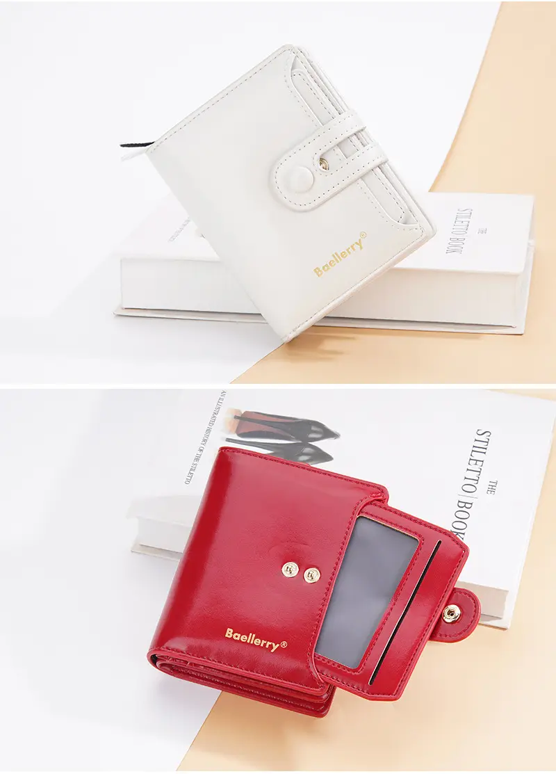Wallet, shoulder bag, short brand card holder, high-quality style — chobi 26