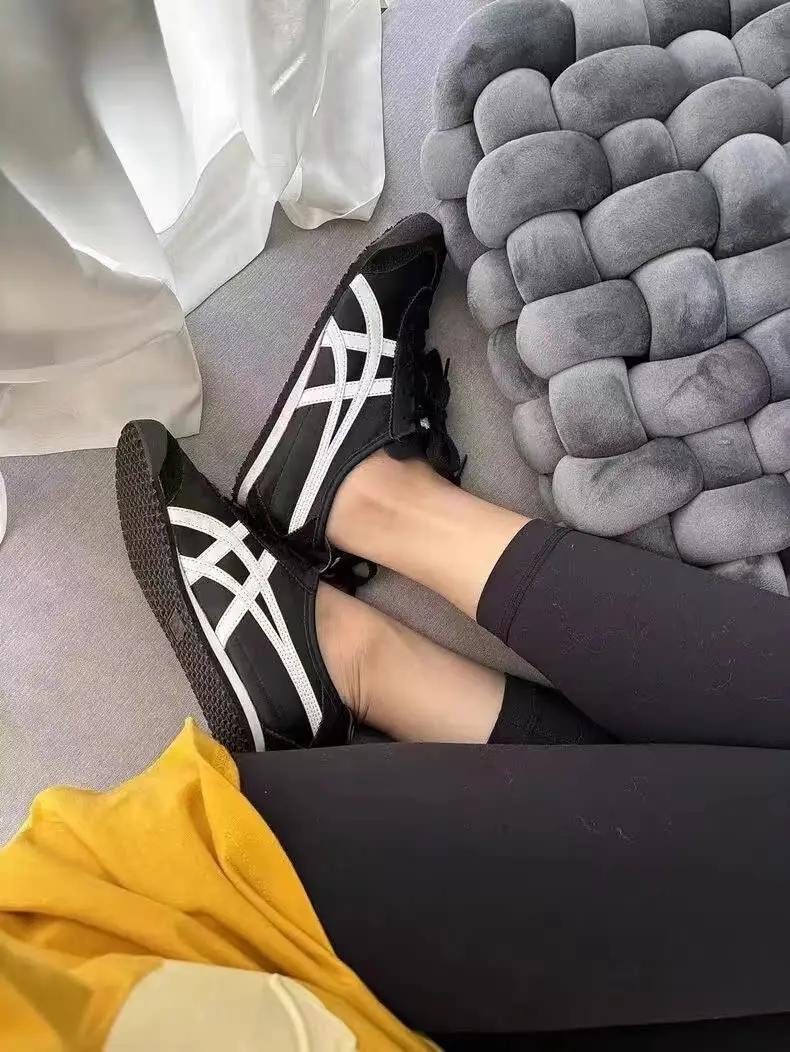 Cross-border Onizuka official website onslaught tiger flagship men's and women's one-step lazy moral training Forrest Gump white shoes — chobi 29