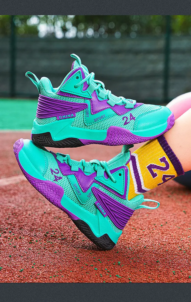 Basketball uniform for boys, autumn children's breathable non-slip sneakers for training — chobi 14