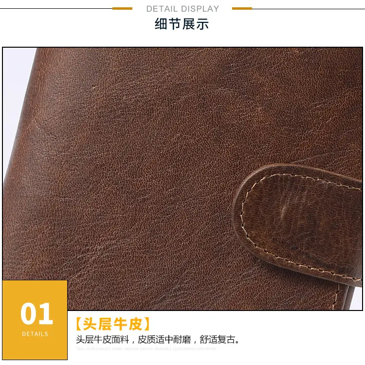 (Cross-border trading), wallet, retro capacious small clutch bag, leather card holder, high-end — chobi 34