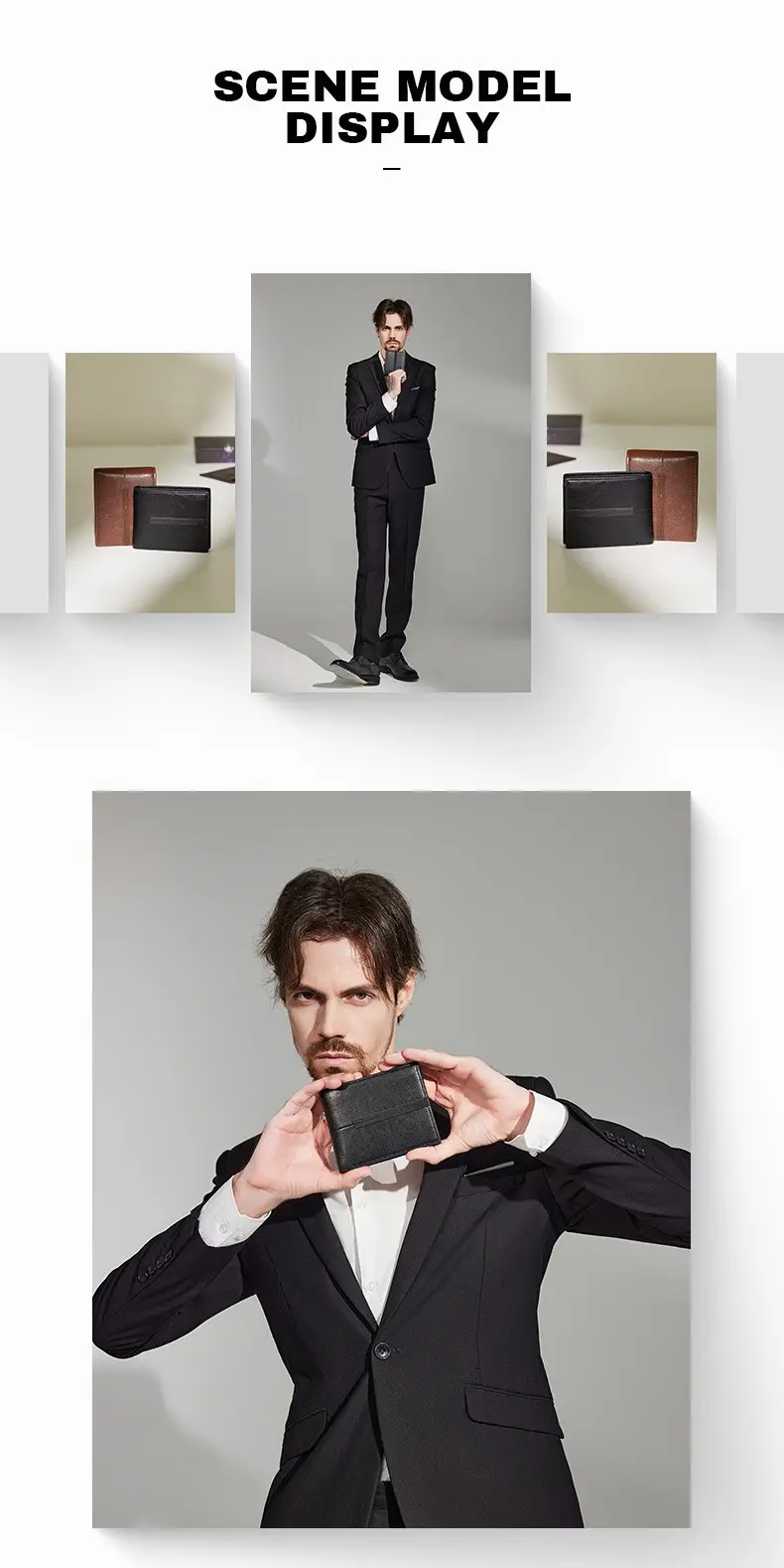 (Cross-border trading), men's fashionable capacious wallet, high-quality style — chobi 16