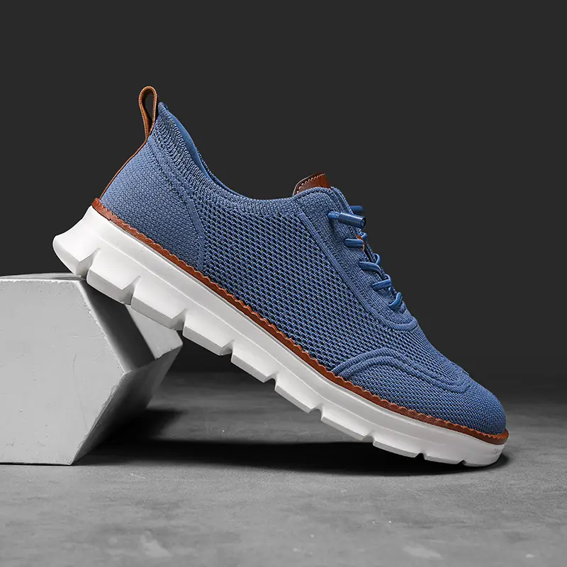 (Cross-border trading), lightweight loafers, comfortable sneakers, breathable casual footwear, made with flyknit technology, (Physicals) — chobi 16