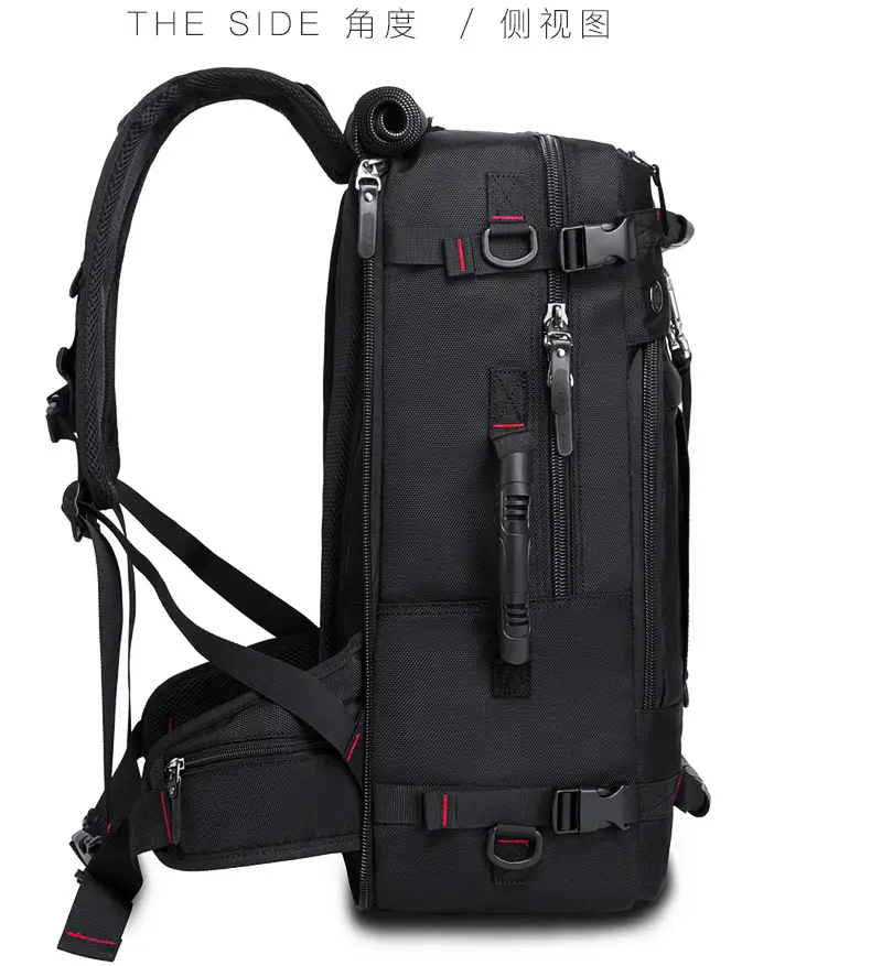 Backpack, capacious luggage universal travel bag for hiking, oxford cloth — chobi 23