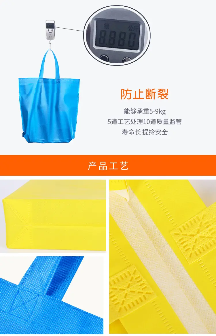 Cloth bag non-woven cloth, linen bag, shopping bag, (Physicals), increased thickness, with your logo imprint, Birthday gift — chobi 2