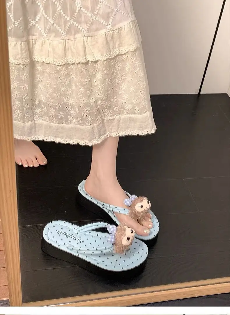 (Wholesale), flip flops to go out, non-slip high quality sandals platform, slippers, suitable for outdoor wear — chobi 9
