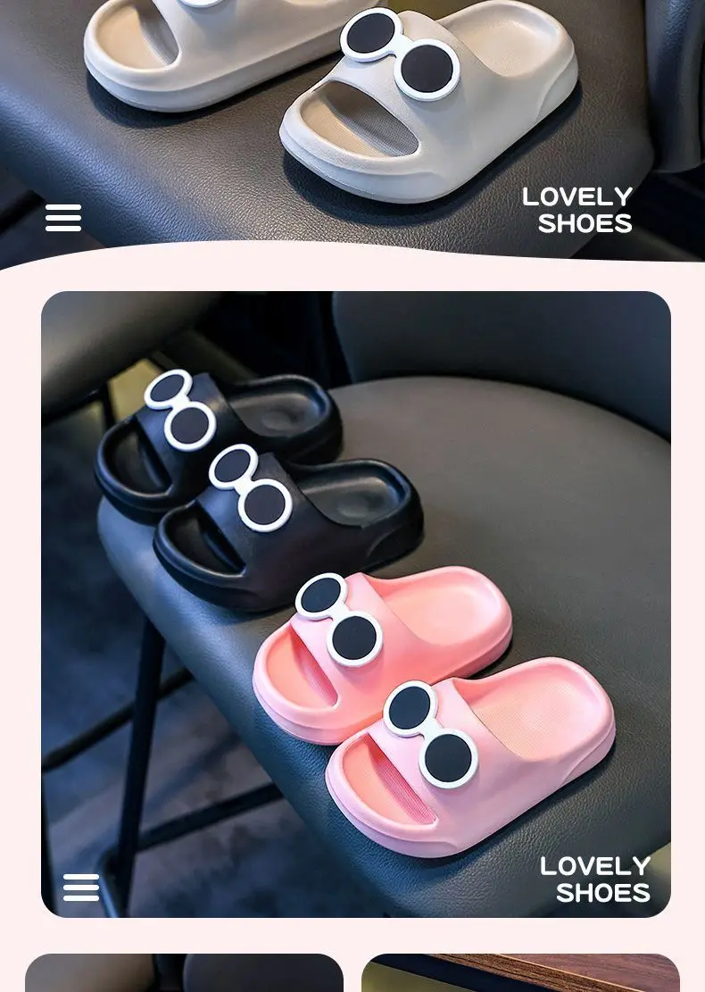 Children's summer fashionable cartoon men's slippers for boys, cute non-slip sandals for bathroom, soft sole — chobi 18