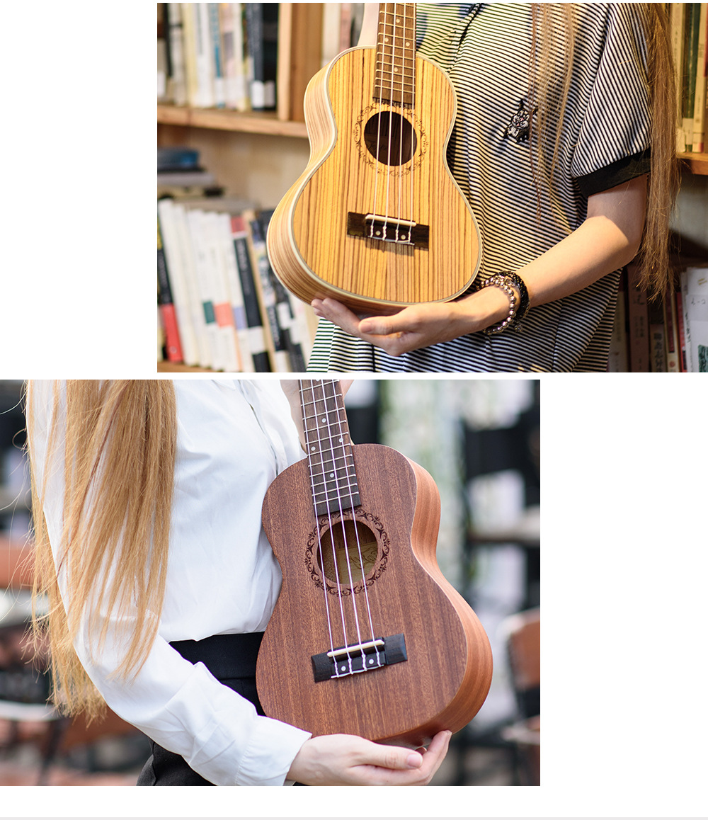 (Wholesale), ukulele with a score, guitar, musical instruments, direct factory sales — chobi 13