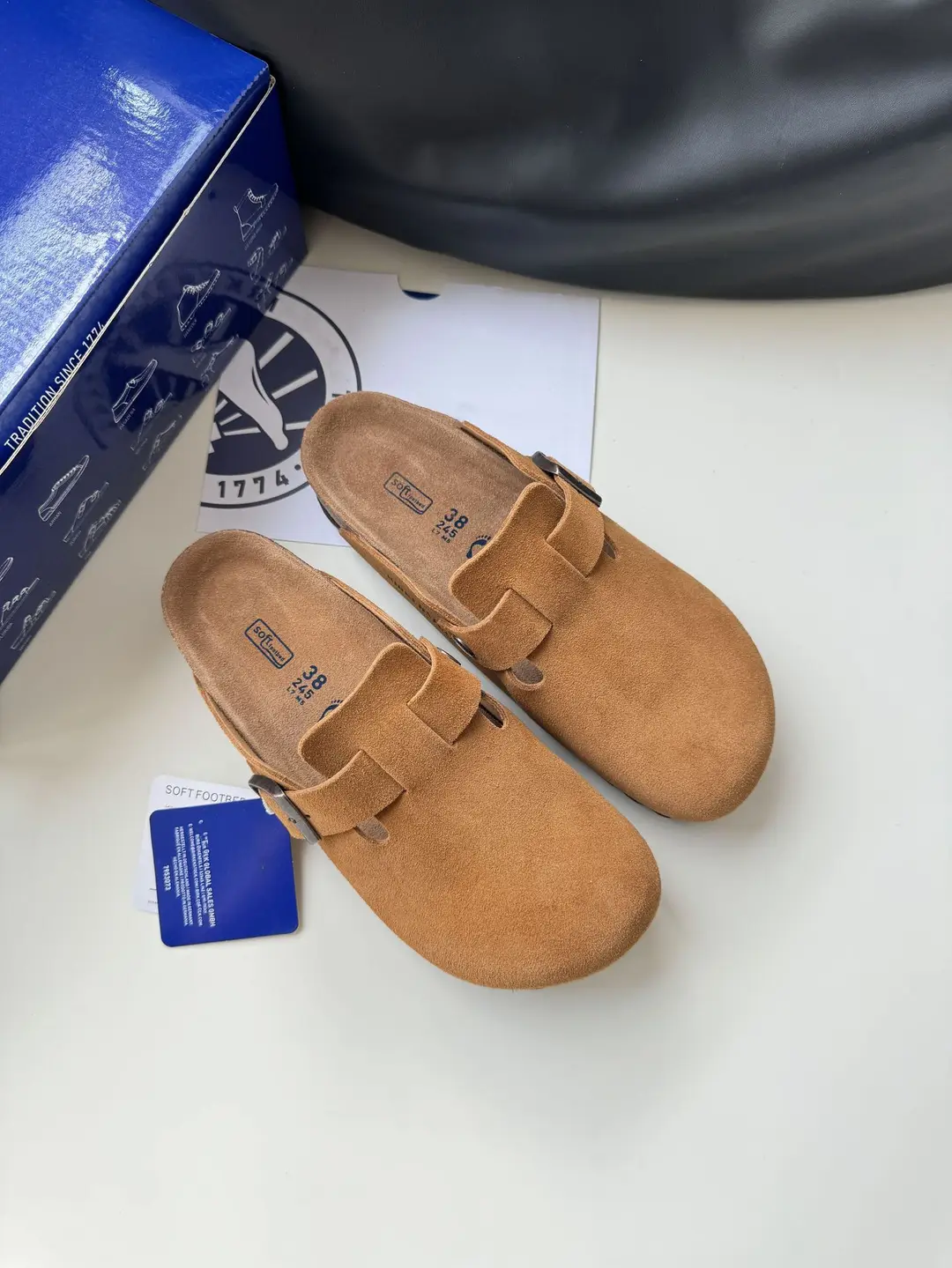 Sandals platform, slippers, suitable for spring and autumn, closed toe, genuine leather, suitable for outdoor wear — chobi 39