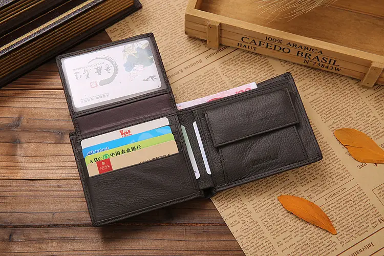 Wallet, coins, genuine leather, factory direct supply — chobi 5