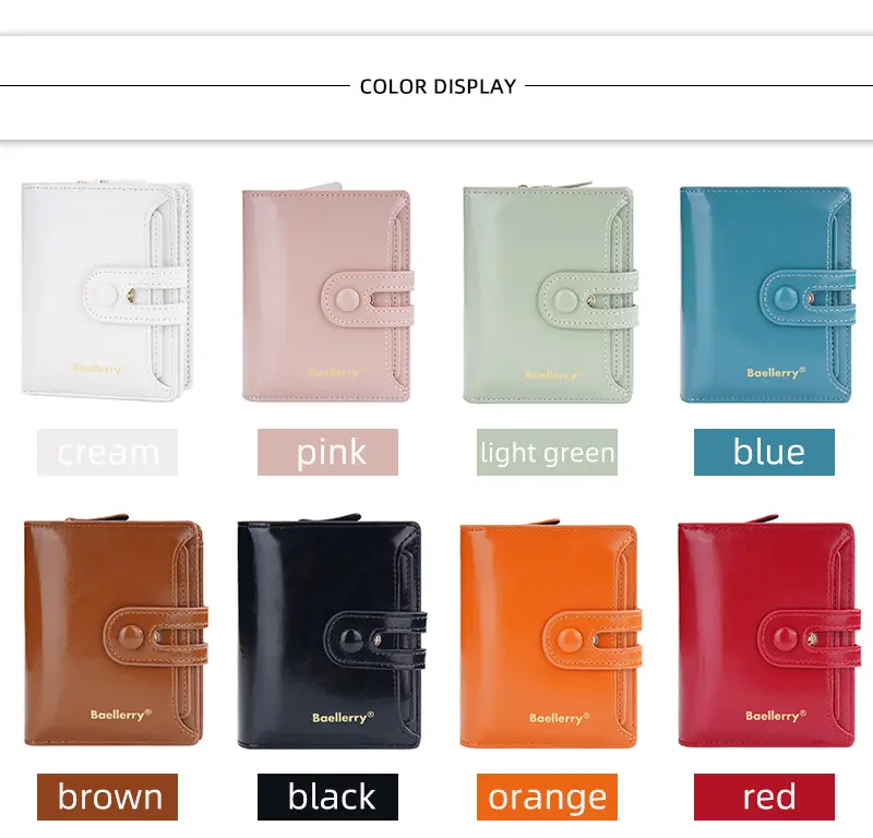Wallet, shoulder bag, short brand card holder, high-quality style — chobi 10