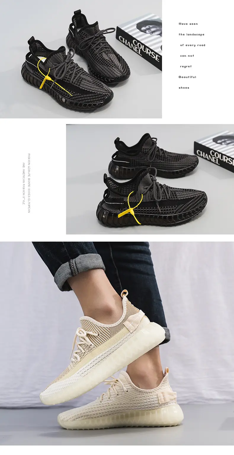 Breathable fashionable running sneakers, soft sole — chobi 13