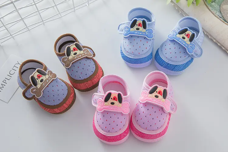 Spot hot baby shoes anti-slip toddler shoes beef tendon soft sole baby shoes children's shoes newborn shoes baby full moon shoes — chobi 38