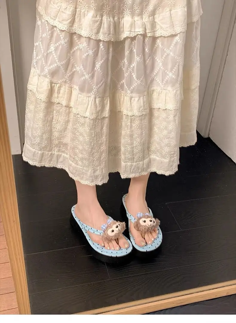 (Wholesale), flip flops to go out, non-slip high quality sandals platform, slippers, suitable for outdoor wear — chobi 8