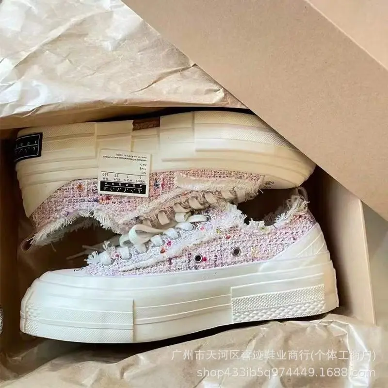 High version of Wu Jianhao's same style beggar's shoes for men and women, breathable casual lazy one-legged Muller half drag for women — chobi 9