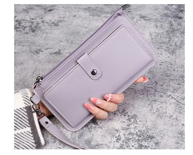 Wallet, shoulder bag, capacious card holder, universal coins, Japanese and Korean — chobi 17