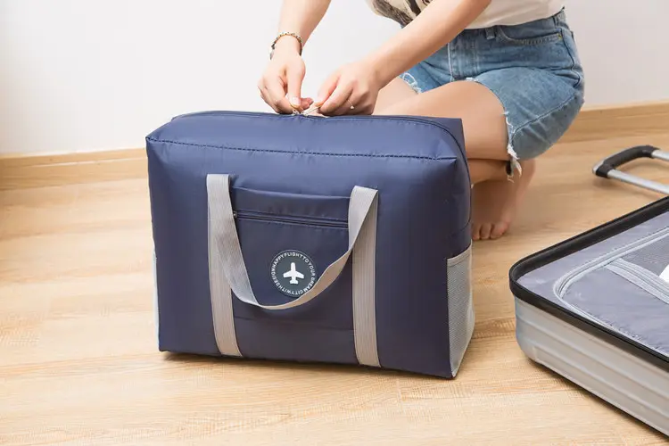 Luggage storage bag, suitcase, folding travel bag for traveling, increased thickness — chobi 17