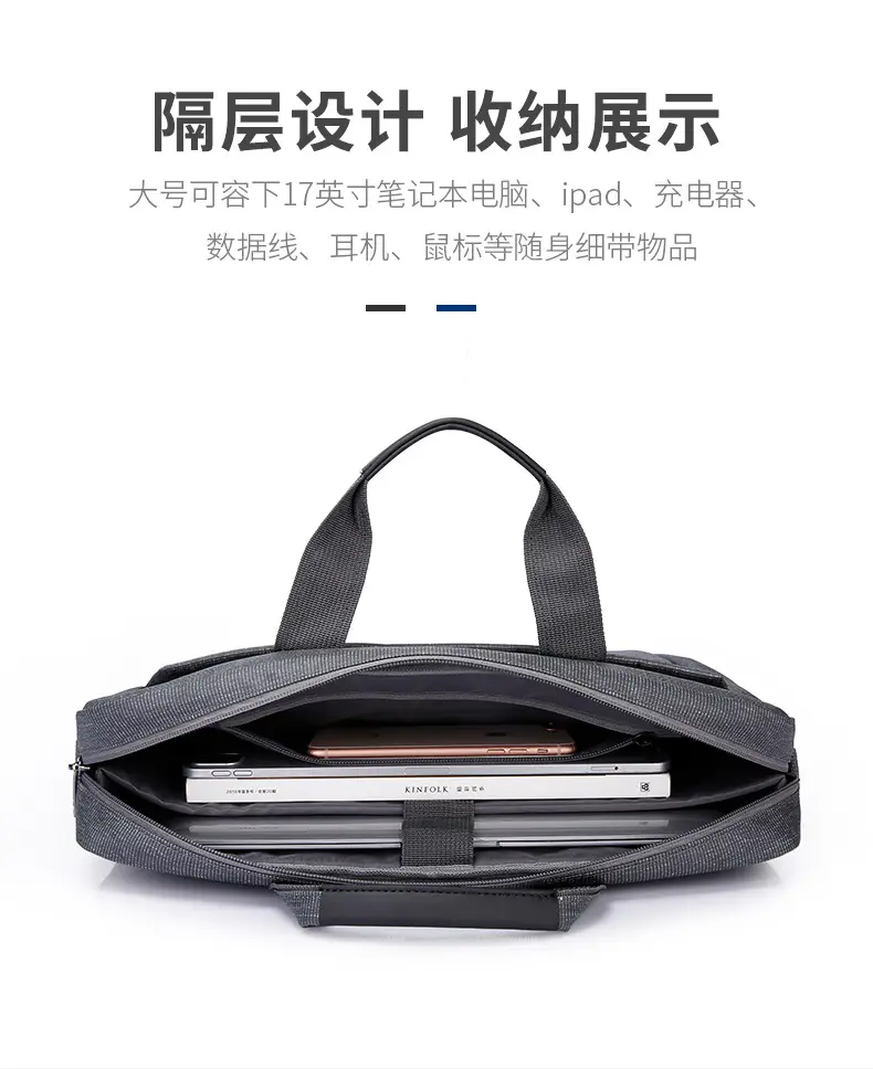 (Cross-border trading), laptop, light and thin bag for men and women, 15.6 inch, business version — chobi 17
