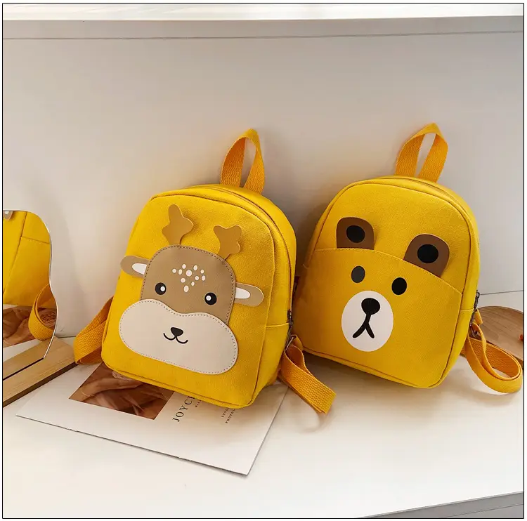 (Wholesale), cartoon hairpins, school bag for early age for men and women girl's, cute children's backpack, 2-5 years, early education — chobi 34