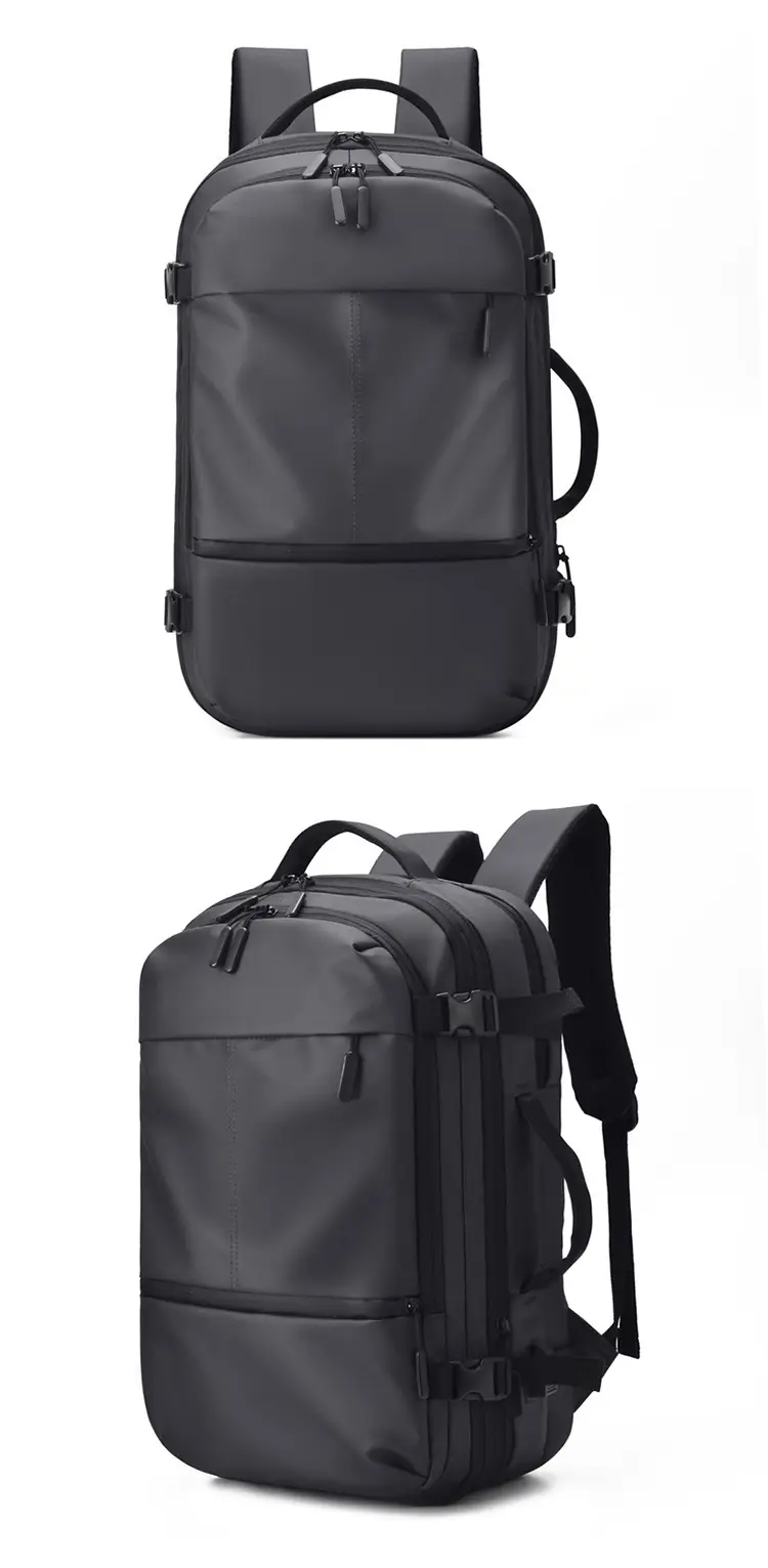 Men's backpack, capacious laptop, travel bag, shoulder bag, business version, 17 inch — chobi 7