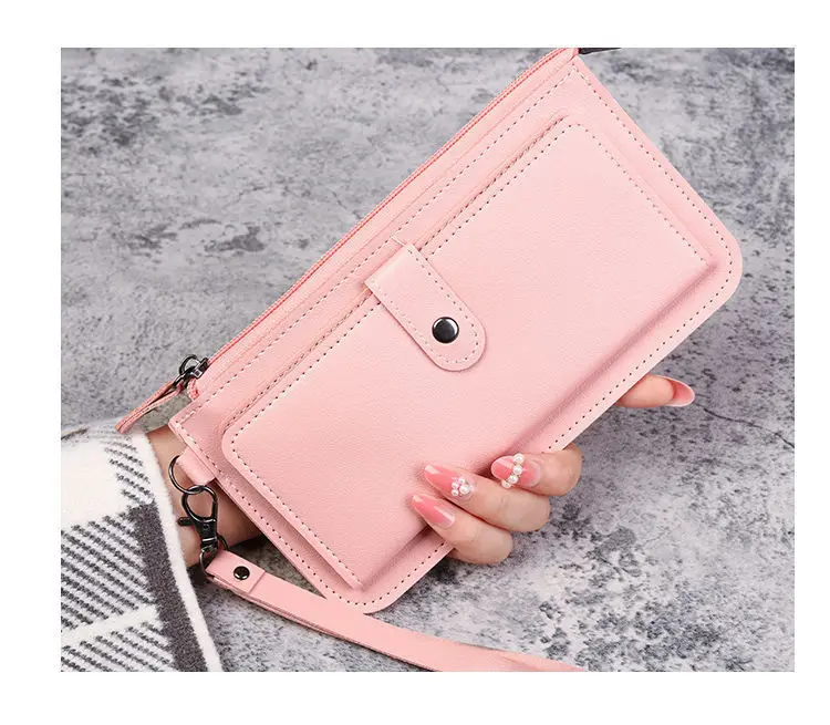 Wallet, shoulder bag, capacious card holder, universal coins, Japanese and Korean — chobi 12