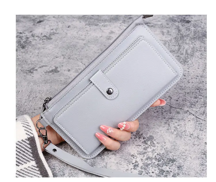 Wallet, shoulder bag, capacious card holder, universal coins, Japanese and Korean — chobi 14