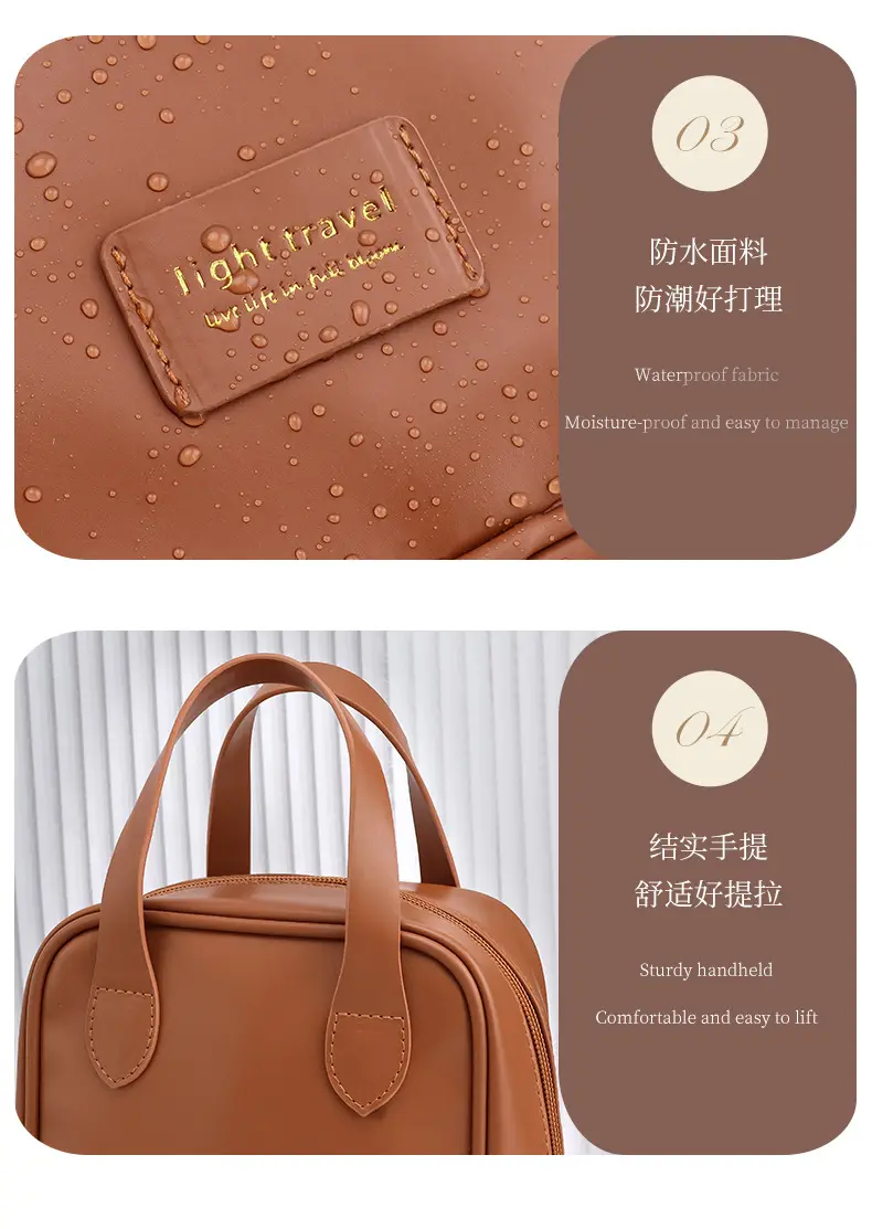 (Cross-border trading), capacious handheld cosmetic bag for traveling, cosmetic brush, organizer bag, high-quality style — chobi 16