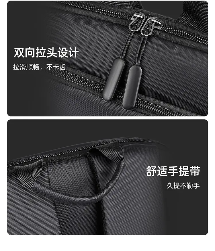 Capacious casual laptop, light and thin backpack, business version, with your logo imprint — chobi 14