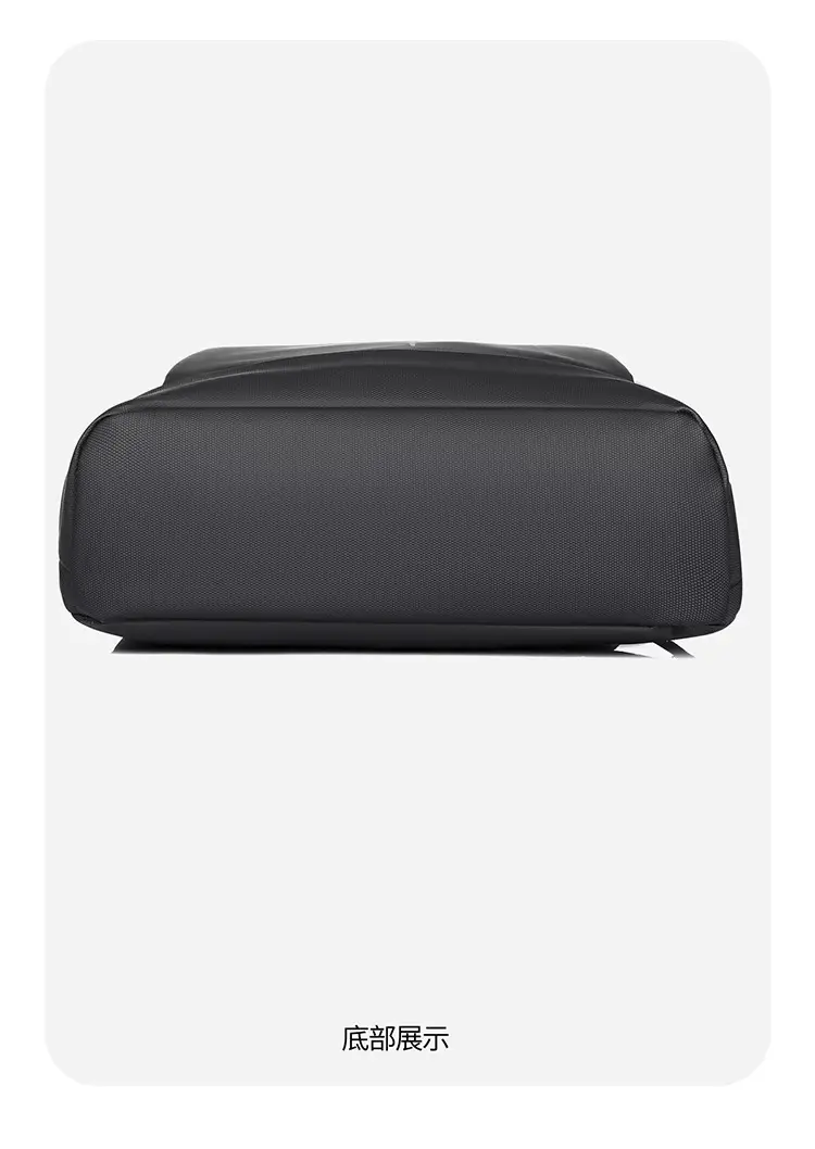 Capacious casual laptop, light and thin backpack, business version, with your logo imprint — chobi 27