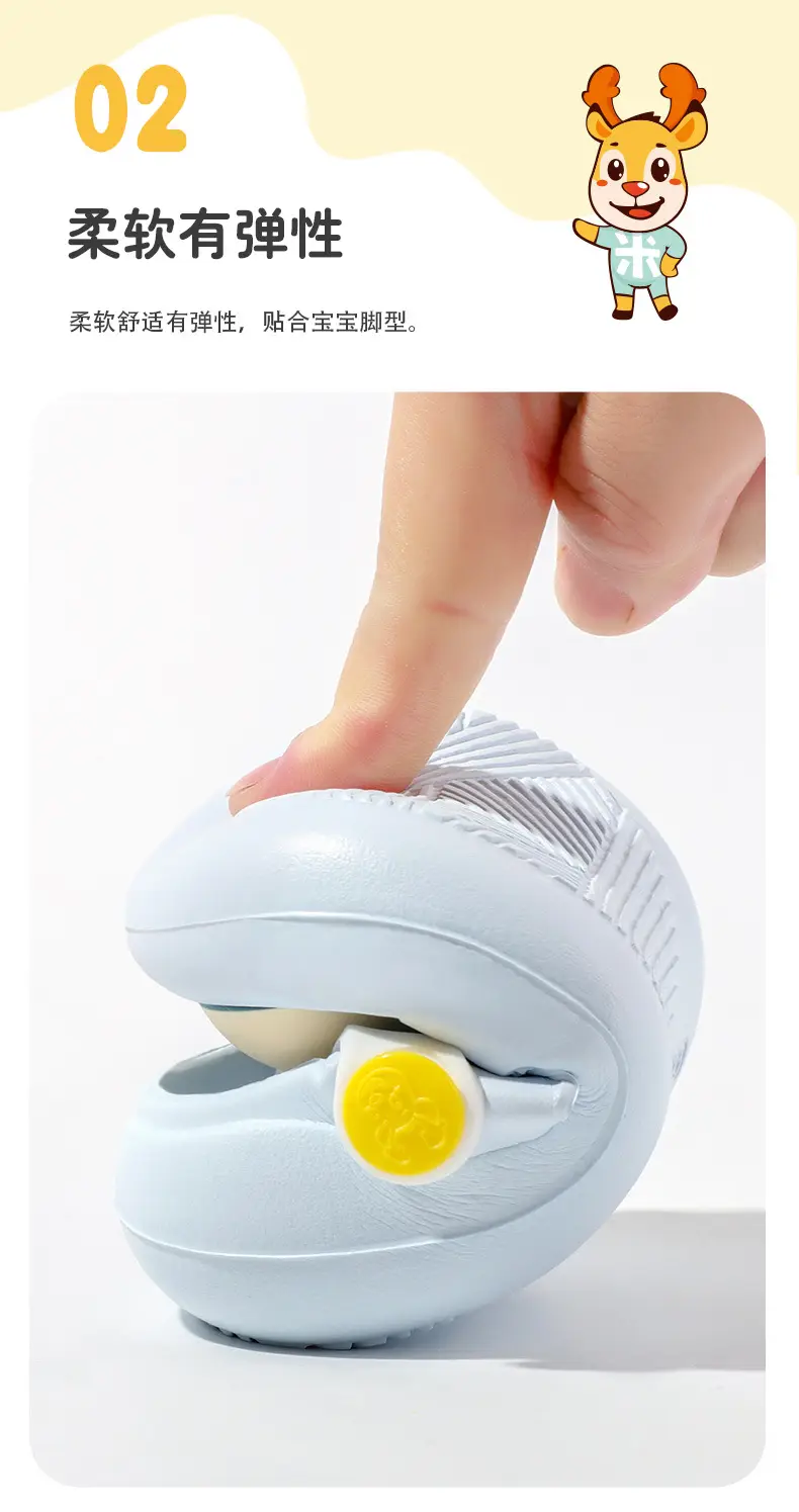 (Wholesale), children's fashionable cartoon Crocs-style slippers for boys, sandals, suitable for indoor and outdoor use, soft sole — chobi 8