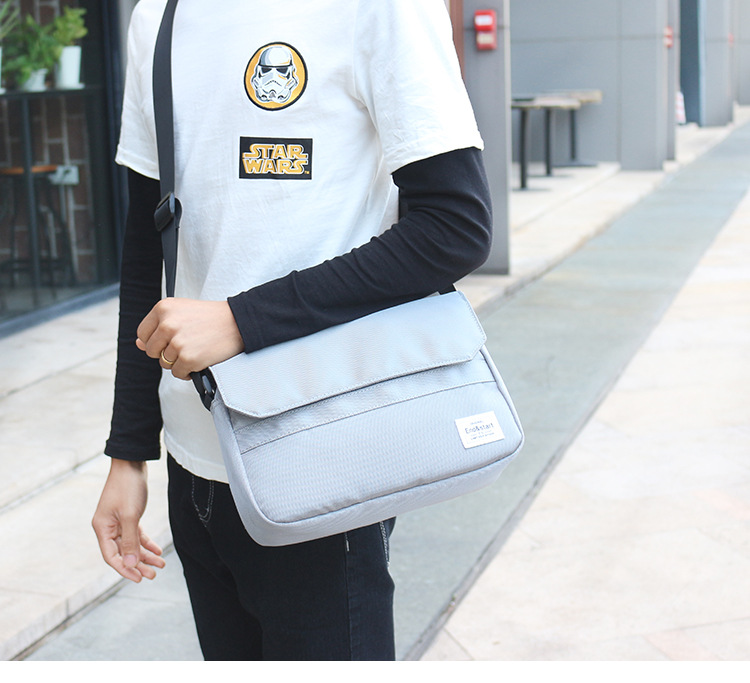 Shoulder bag, men's backpack, sports one-shoulder bag for leisure, Korean style — chobi 19