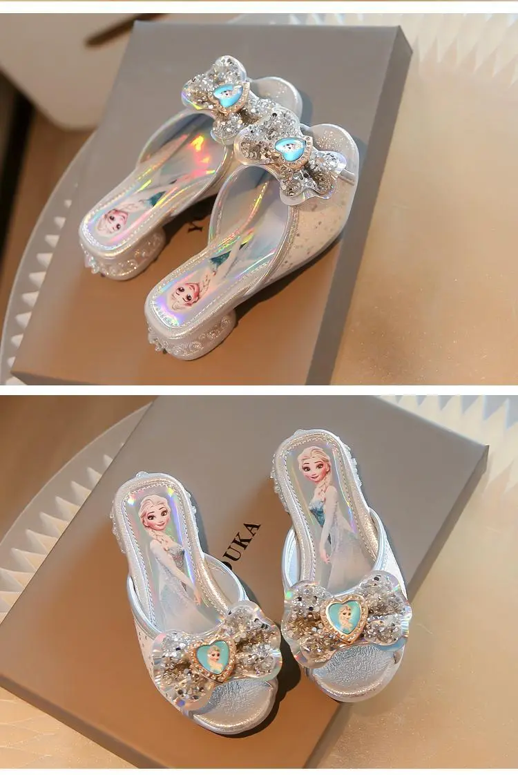 Summer mule, children's women's slippers, non-slip sandals, princess style, western style, suitable for outdoor wear — chobi 12
